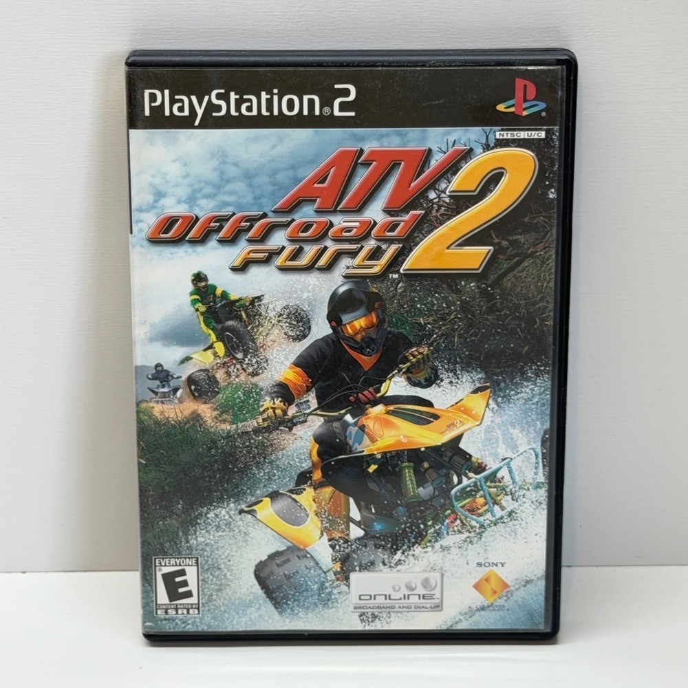 ATV Offroad Fury 2 Sony PlayStation 2 PS2 Racing Game SCUS-97211 Complete